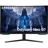 SAMSUNG Odyssey G7 Series 32-Inch WQHD (2560x1440) Gaming Monitor, 240Hz, Curved, 1ms, HDMI, G-Sync, FreeSync Premium Pro (LC32G75TQSNXZA)